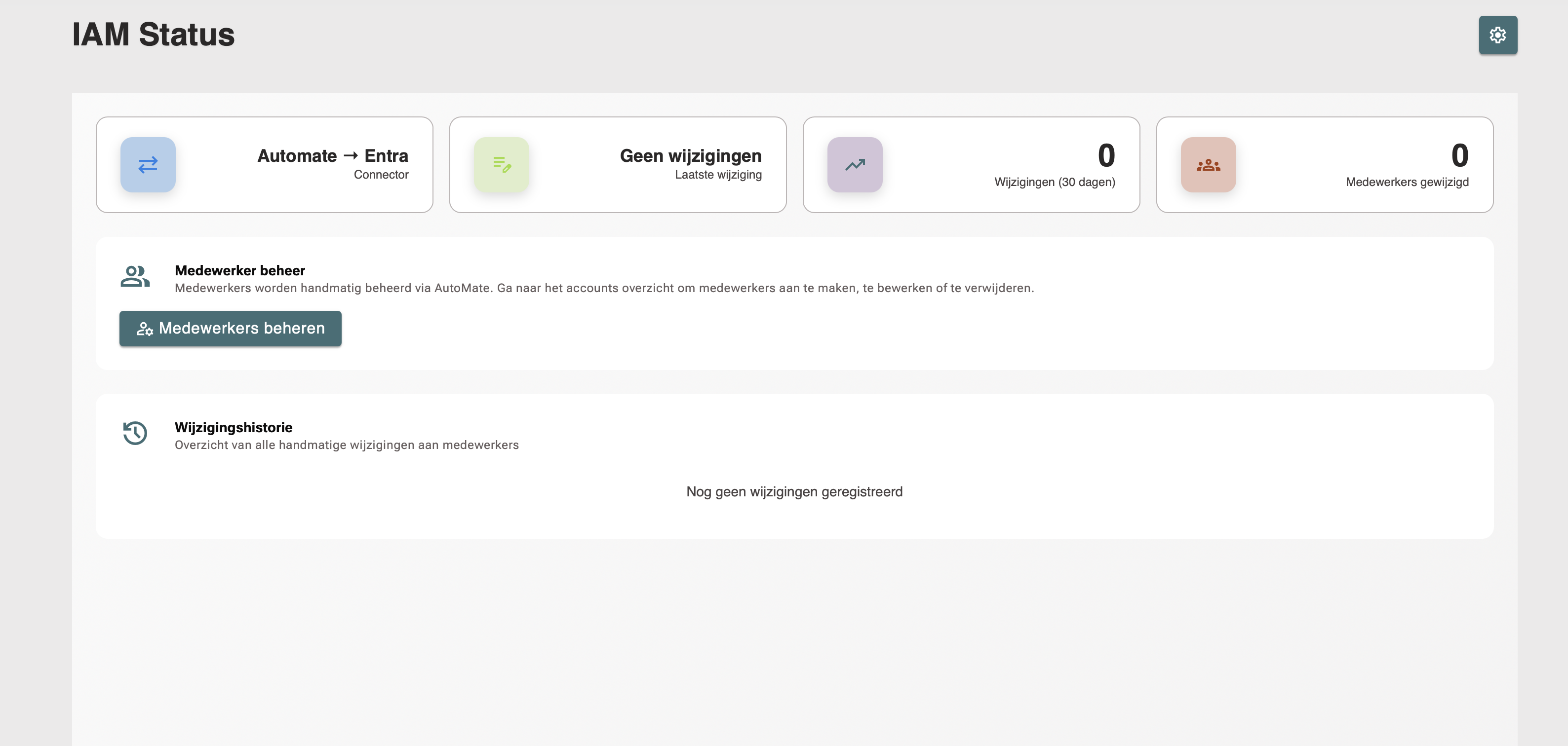 IAM Status dashboard IAM Status dashboard